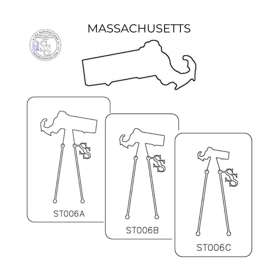 PANCAKE DIE ST006 STATE MASSACHUSETTS